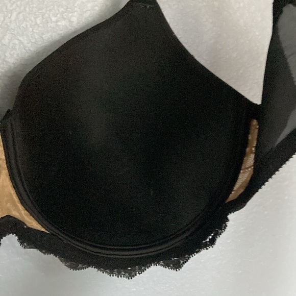 Rive Gauche Full Coverage T-Shirt Bra by CHANTELLE. Black.Underwire. Size 38 DDD - Picture 12 of 13